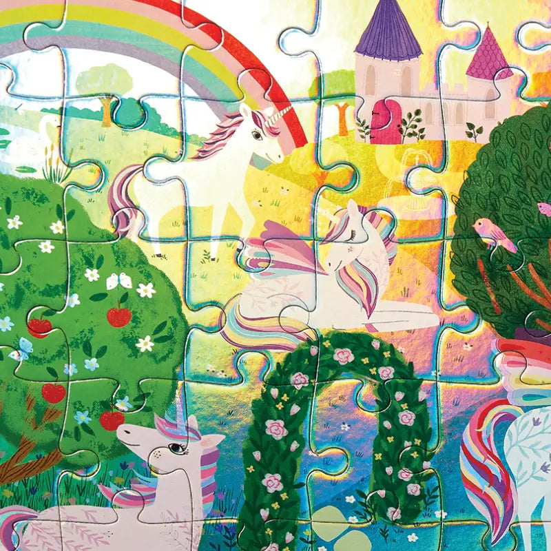 Foil Puzzle 60 Pc - Sparkling Unicorn