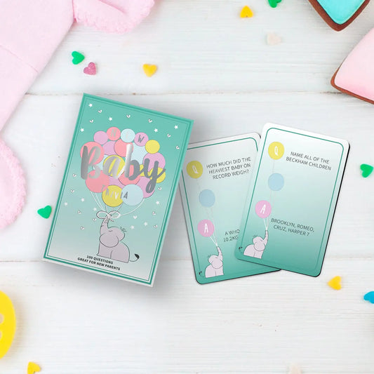 Baby Shower Trivia Card Game