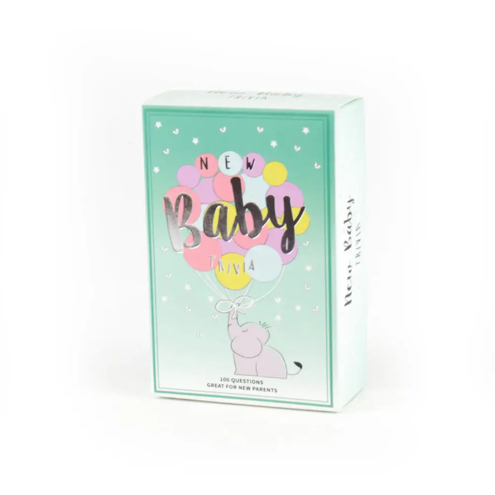 Baby Shower Trivia Card Game