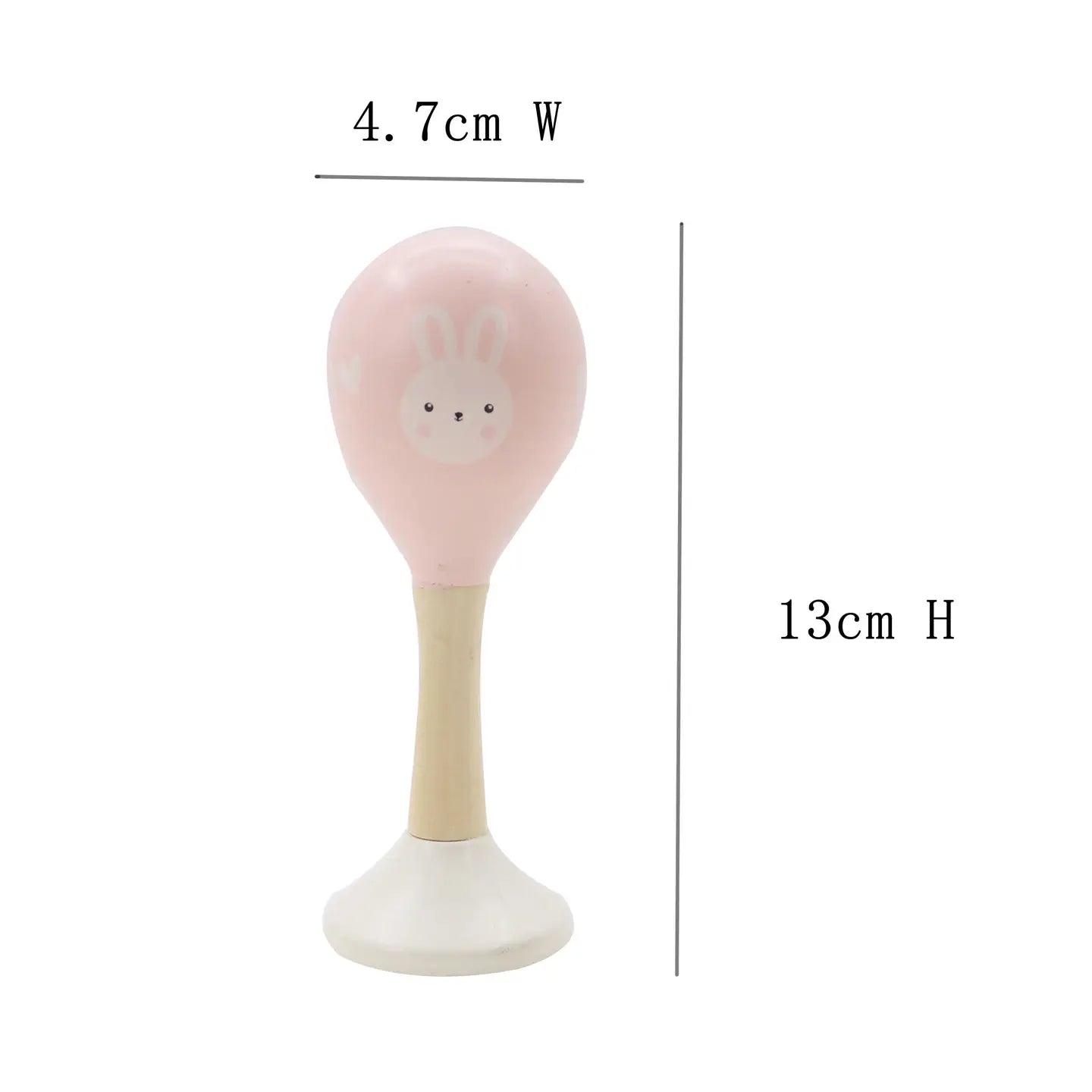 Wooden Koala & Bunny Baby Maraca's