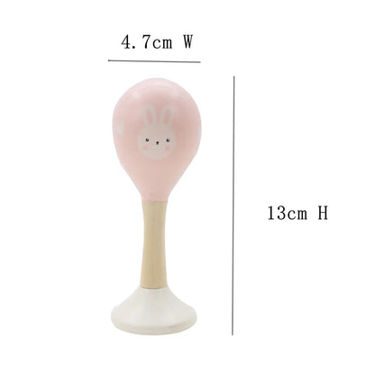 Wooden Koala & Bunny Baby Maraca's