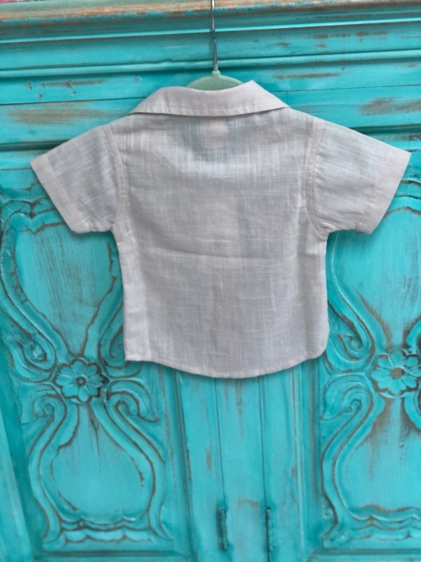 Korango Short Sleeve Beige Shirt