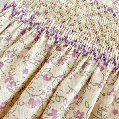 Avery’s Lilac Smocked Dress