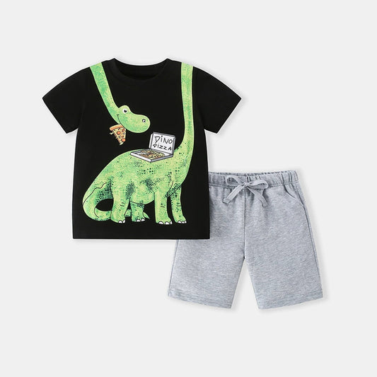Dino Pizza Boys 2 piece set