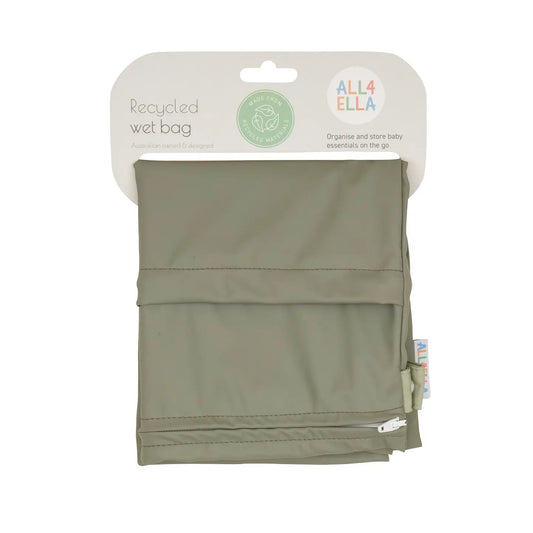 Large Recycled Recycled Wet Bag - Sage