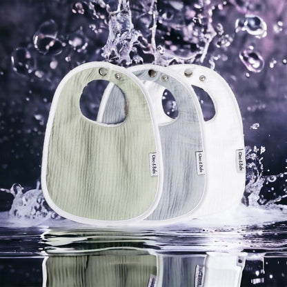 Cleo & Bebe Classic Waterproof Bibs Collection