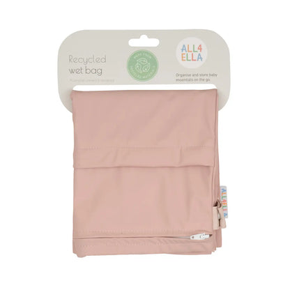 Large Recycled Recycled Wet Bag - Pink