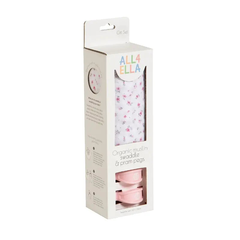 All4Ella Muslin & 2 Pram Peg Box Gift Sets
