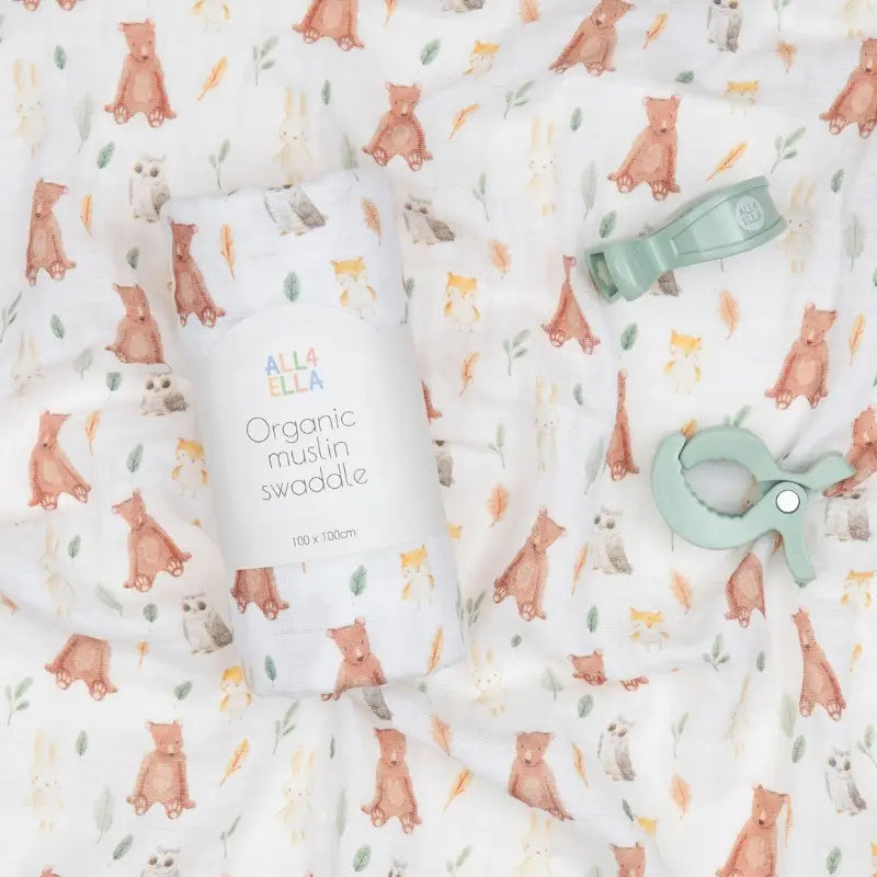 All4Ella Muslin & 2 Pram Peg Box Gift Sets