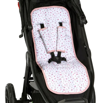 Ice Cooling Pram Liner Pink Petals