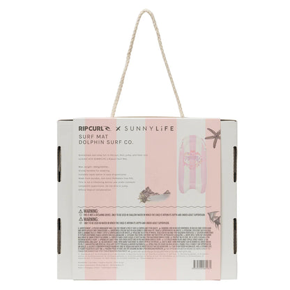 Kids Surf Mat Pink Stripe