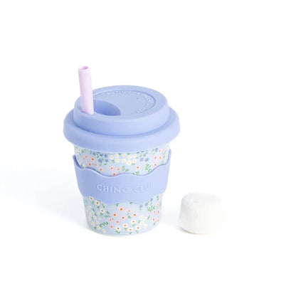 Baby Chino Bamboo Reusable 4oz/8oz Cups & Straws from