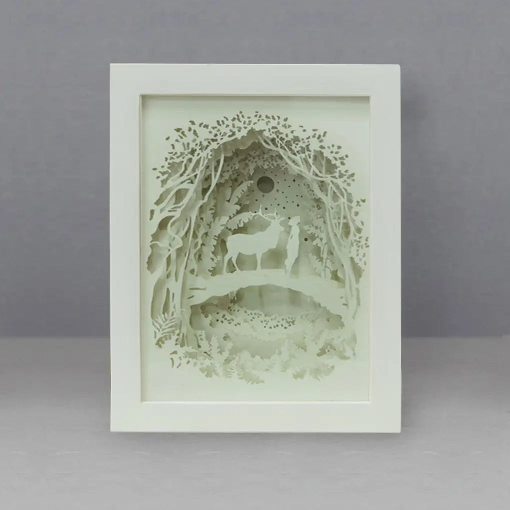 Deer and Boy Night Light