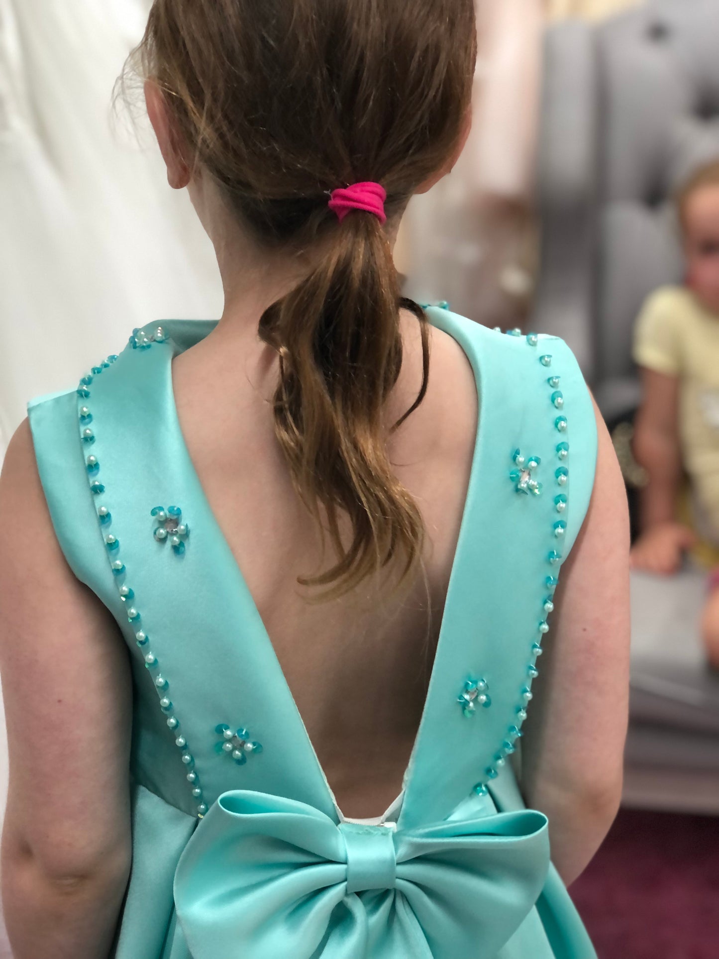 Blue Ivy Satin Dress