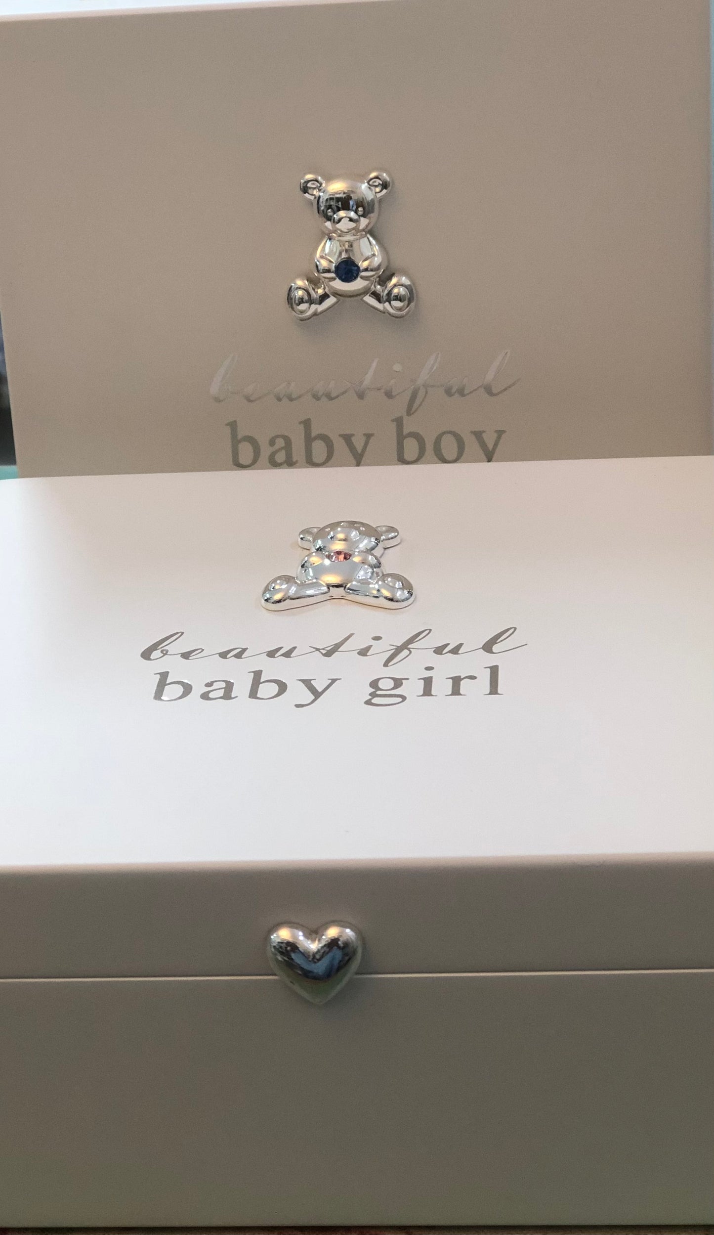 Beautiful Baby Boy/Girl Keepsake boxes