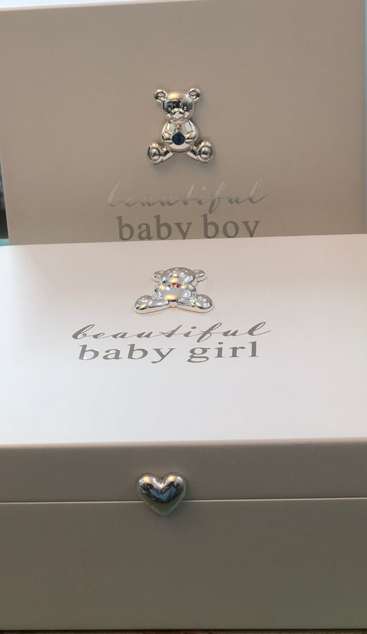 Beautiful Baby Boy/Girl Keepsake boxes