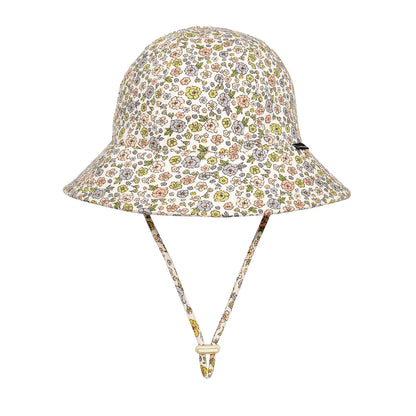 Ponytail Bucket Sun Hat - Floret