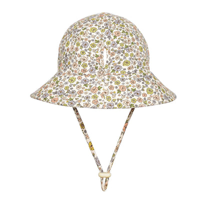 Ponytail Bucket Sun Hat - Floret