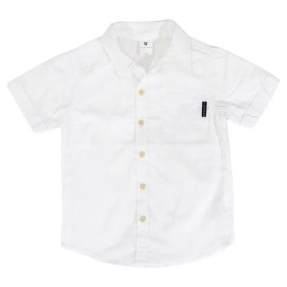 Korango Short Sleeve White Shirt