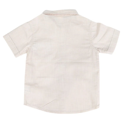 Korango Short Sleeve Beige Shirt