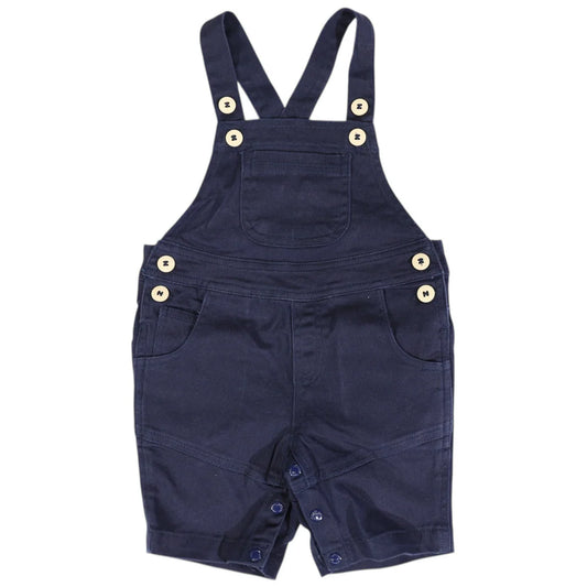 Navy Stretch Twill Overall