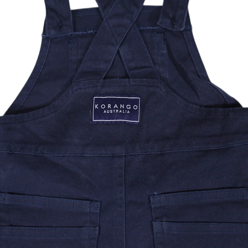 Navy Stretch Twill Overall