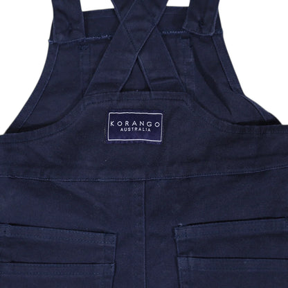 Navy Stretch Twill Overall