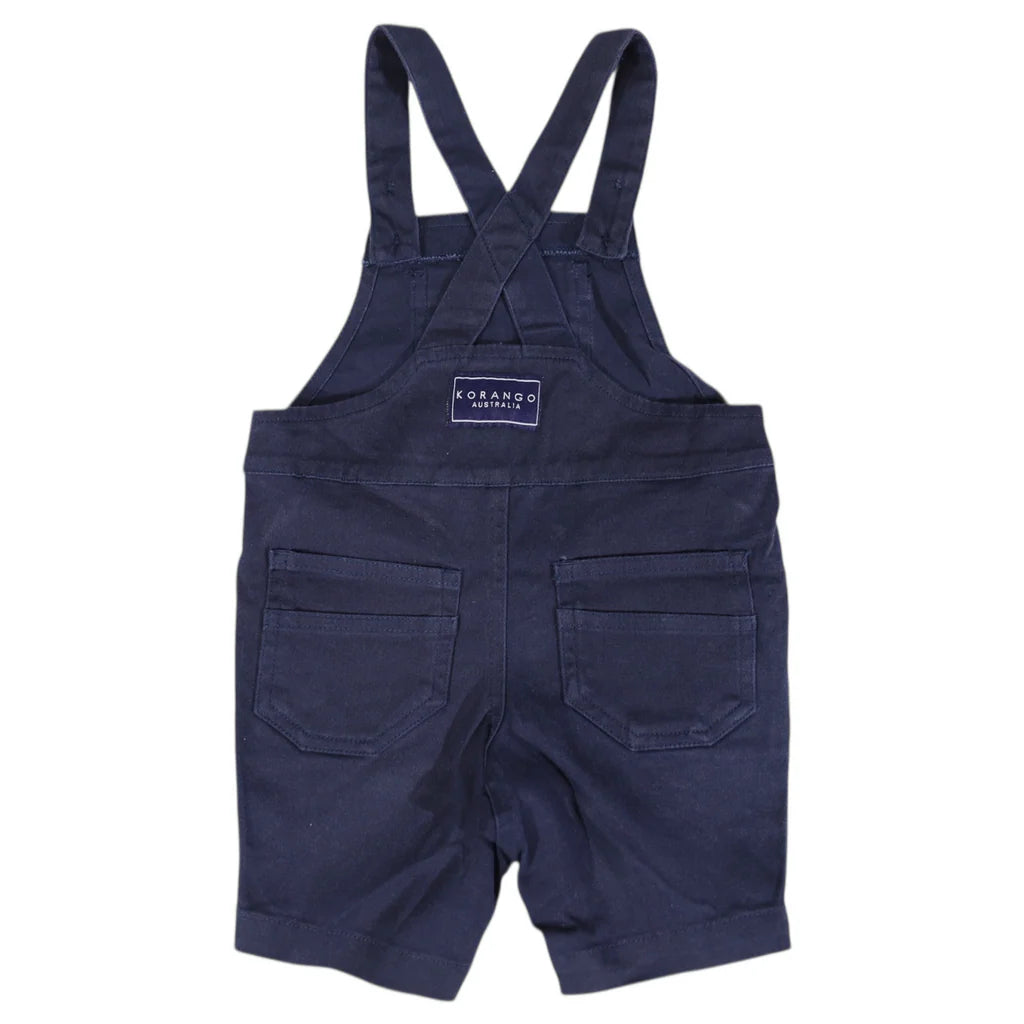 Navy Stretch Twill Overall