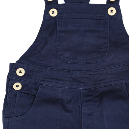 Navy Stretch Twill Overall
