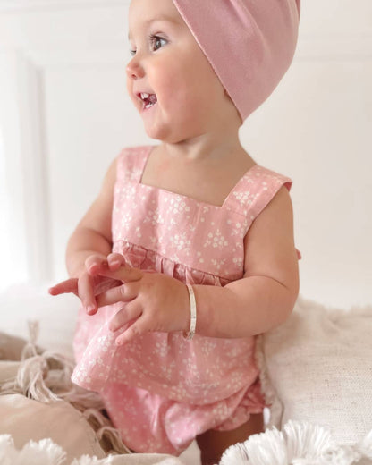 Baby Girl Alice Blossom Pink Top and Bloomer Pants Two Piece Set 100% Cotton