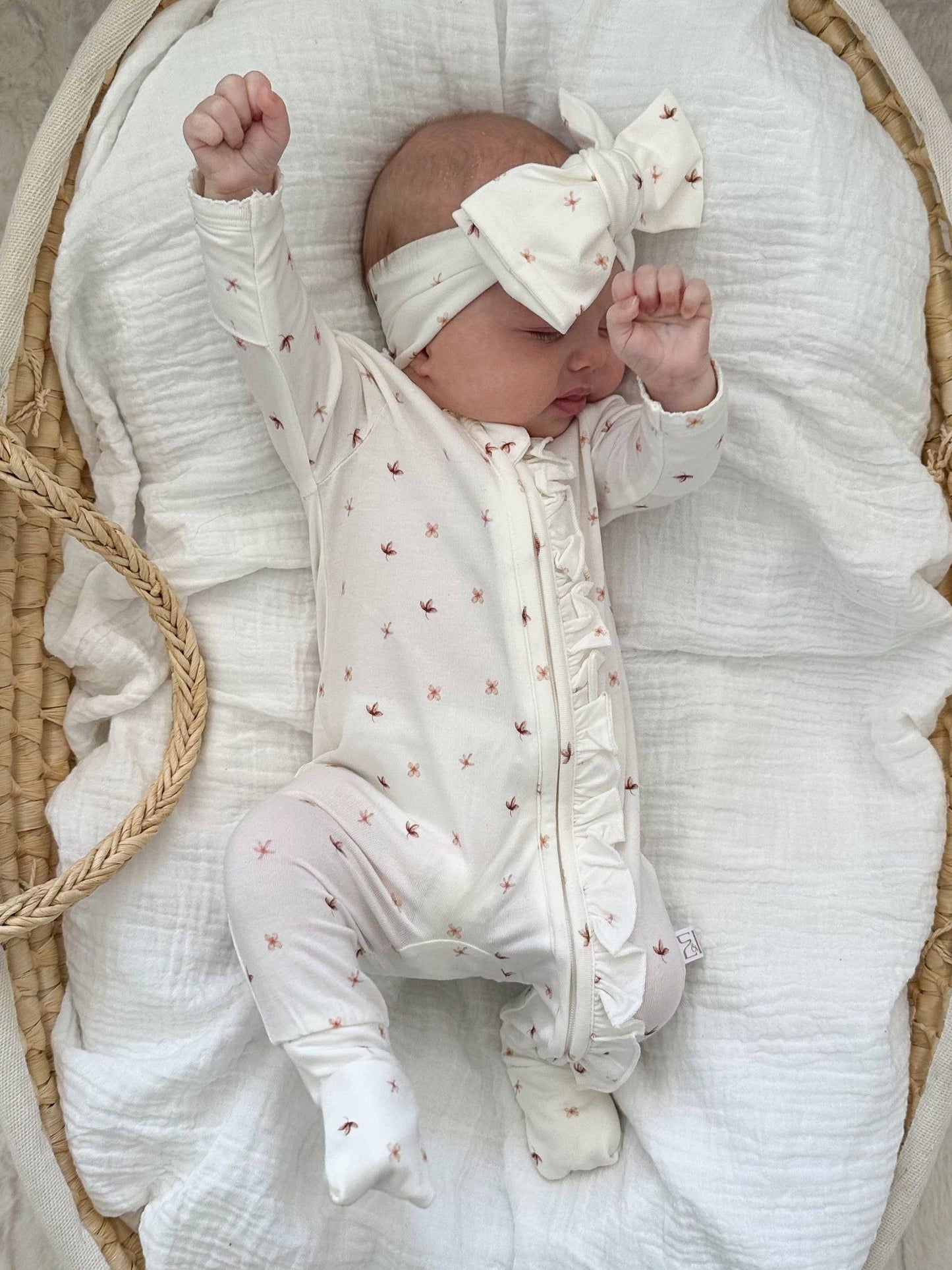 Audrey - Bamboo/Organic Cotton Oakleigh Onesie