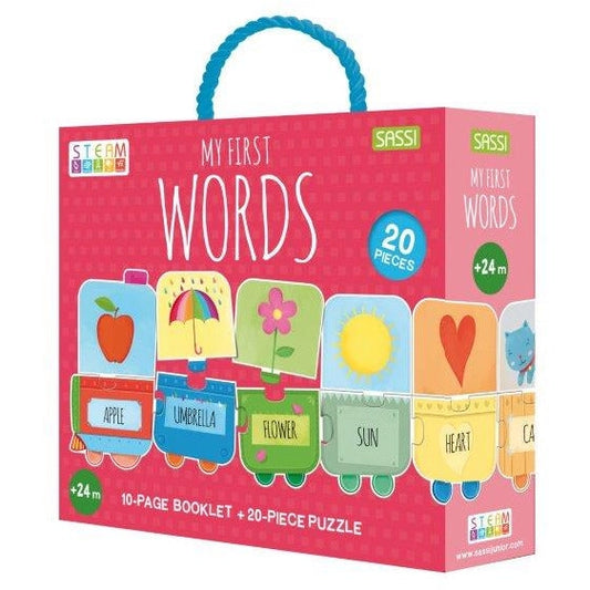 My First Words STEAM Puzzle and Book Set