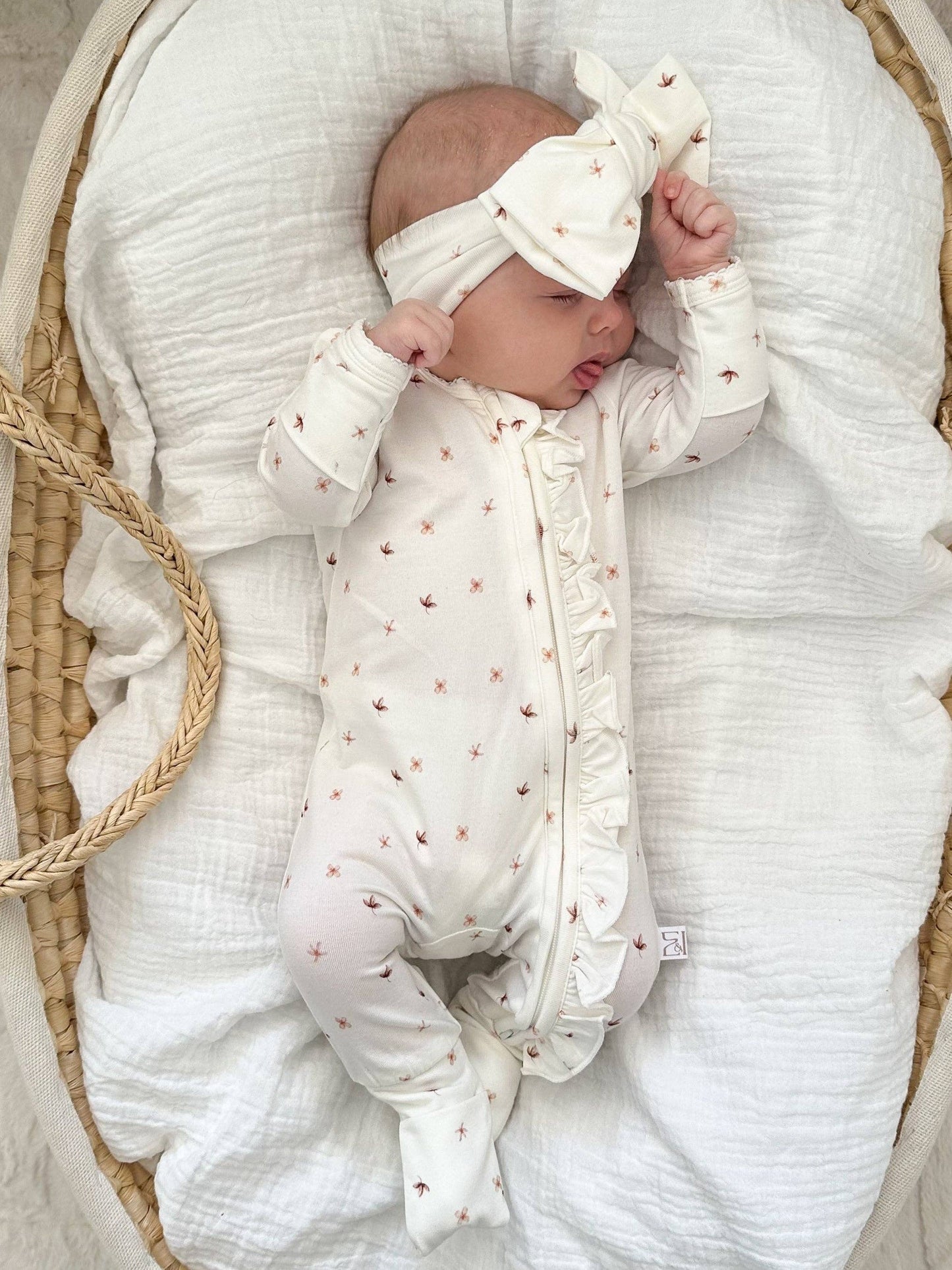 Audrey - Bamboo/Organic Cotton Oakleigh Onesie