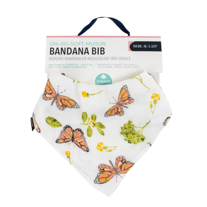Butterfly Oh So Soft Muslin Bandana Bib