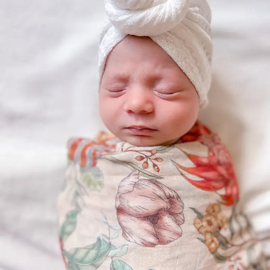 Secret Garden Bamboo Muslin Wrap