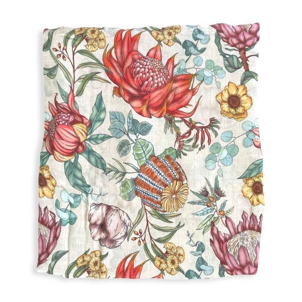 Secret Garden Bamboo Muslin Wrap