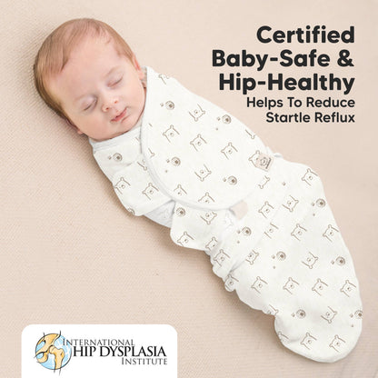 3pk Soothe Zippy Baby Swaddles 0-6 Months,Newborn Sleep Sack