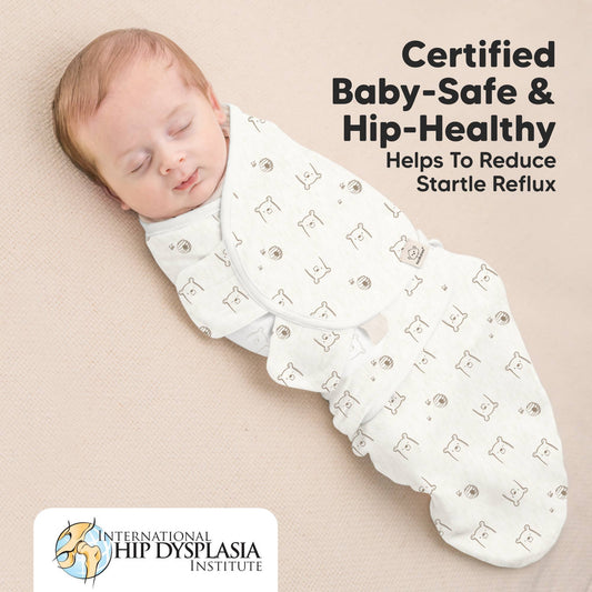 3pk Soothe Zippy Baby Swaddles 0-6 Months,Newborn Sleep Sack