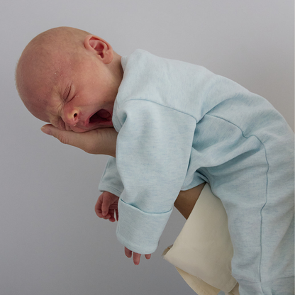 Long Zippy Romper - Sky Blue