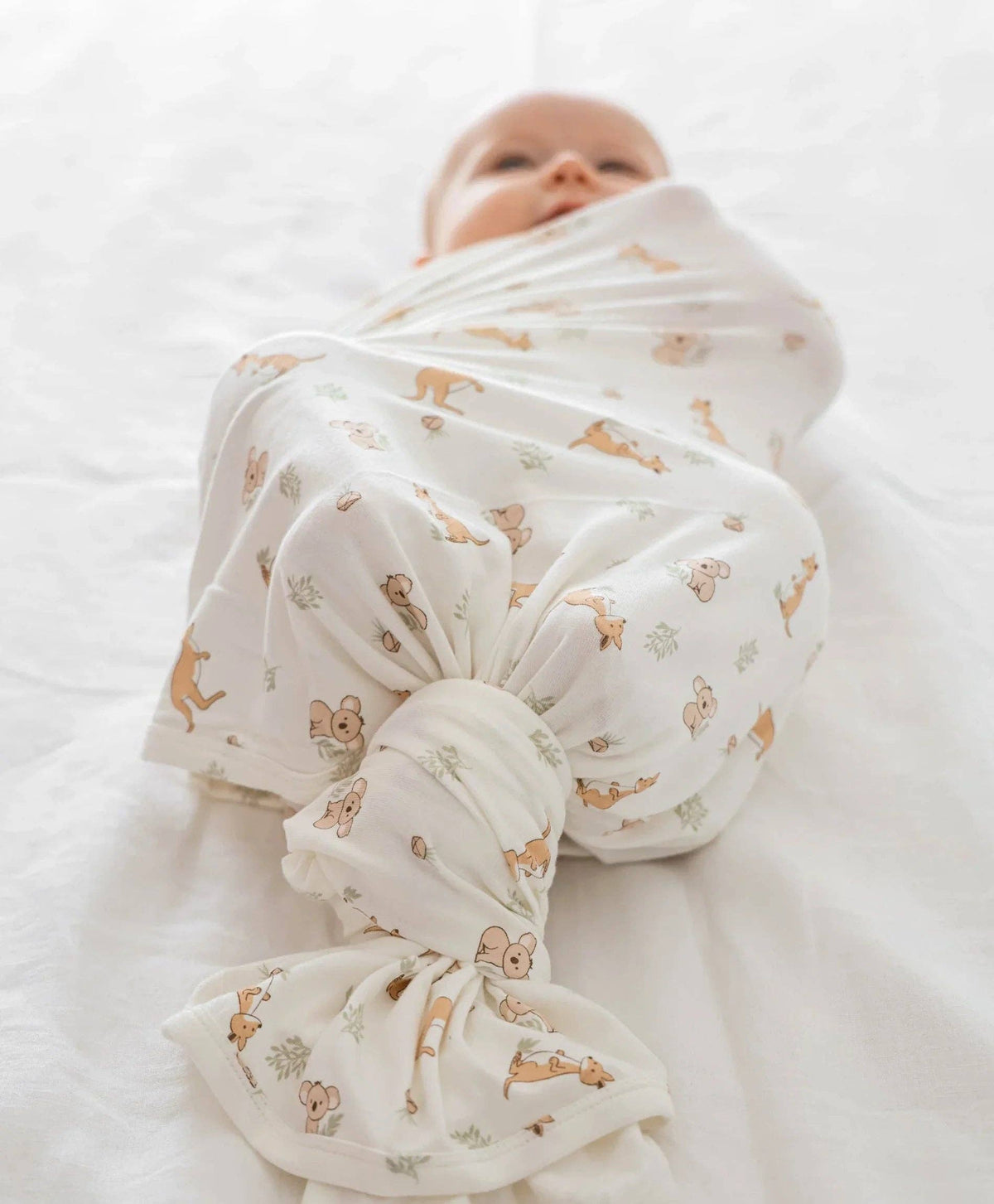 Bamboo Baby Swaddle Wrap - Aussie Zoo