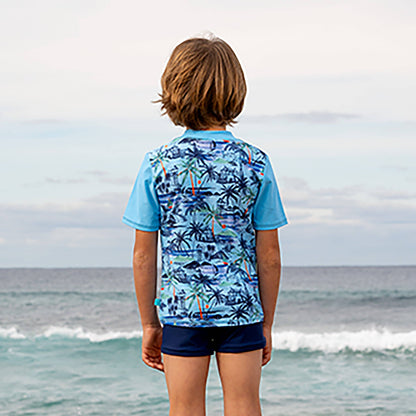 Vintage Surf Short Sleeve Rashvest Set