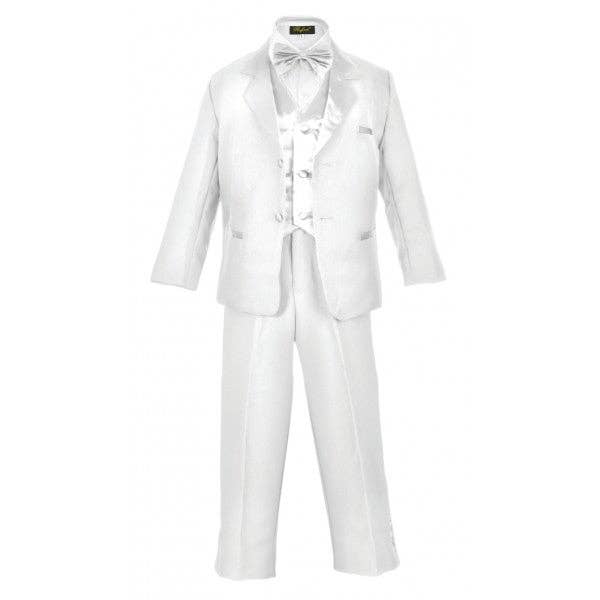 Boys 5- Piece Tuxedo Set With Shirt And Bow Tie