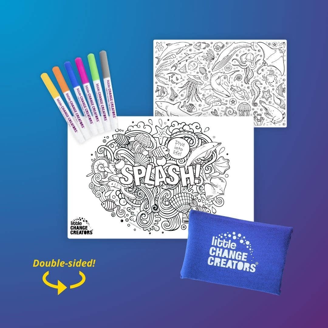 SPLASH! Pocket Silicone Colouring Mat
