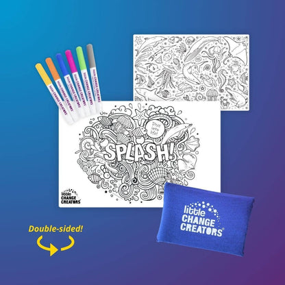 SPLASH! Pocket Silicone Colouring Mat