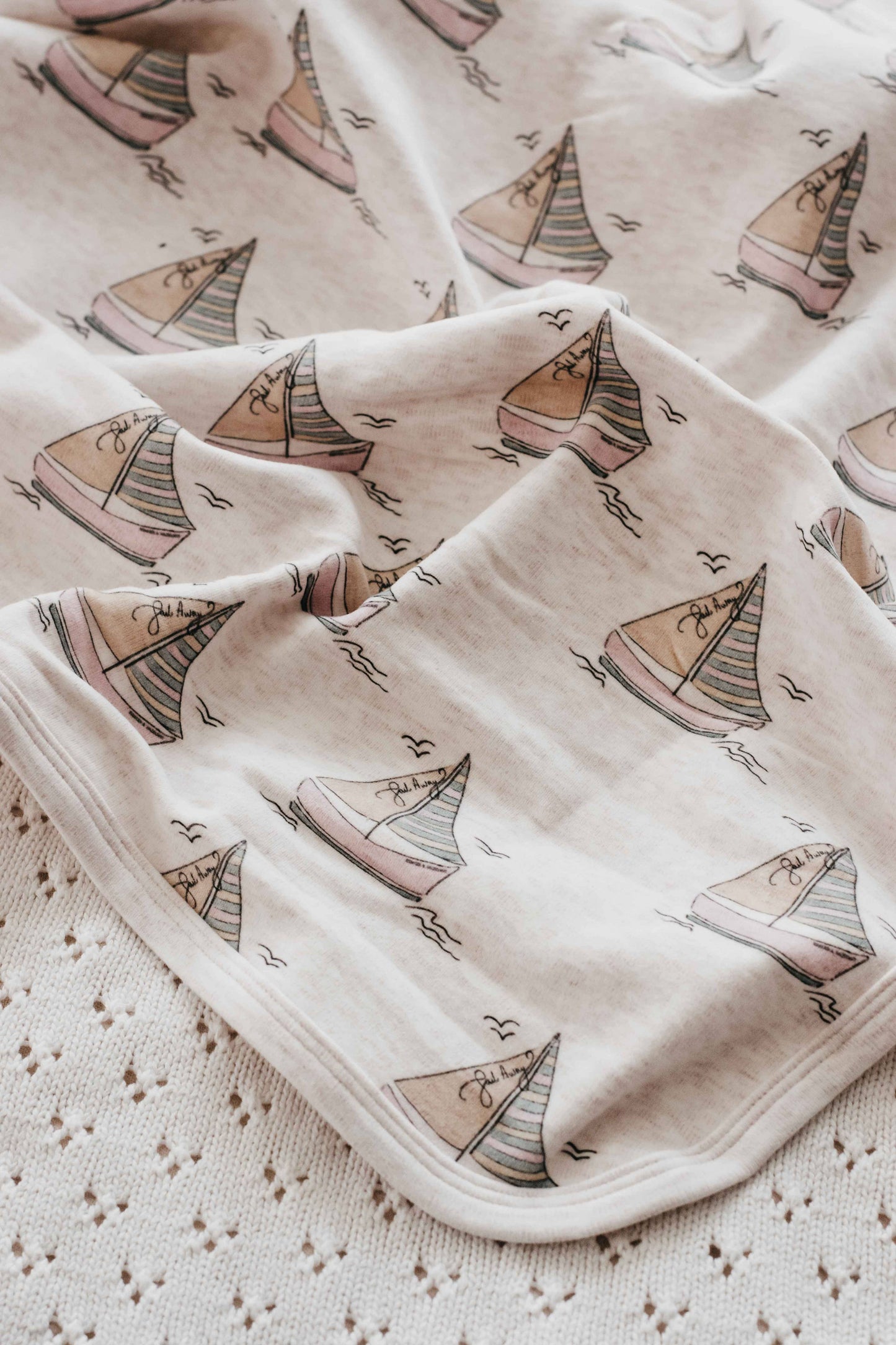 Jersey Swaddle: Sail Away