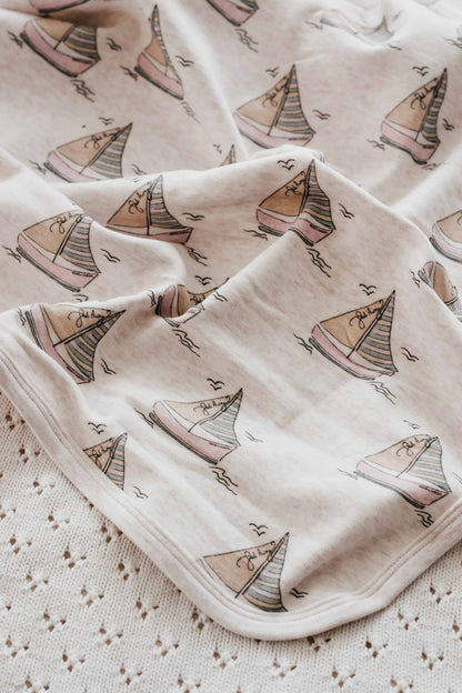 Jersey Swaddle: Sail Away