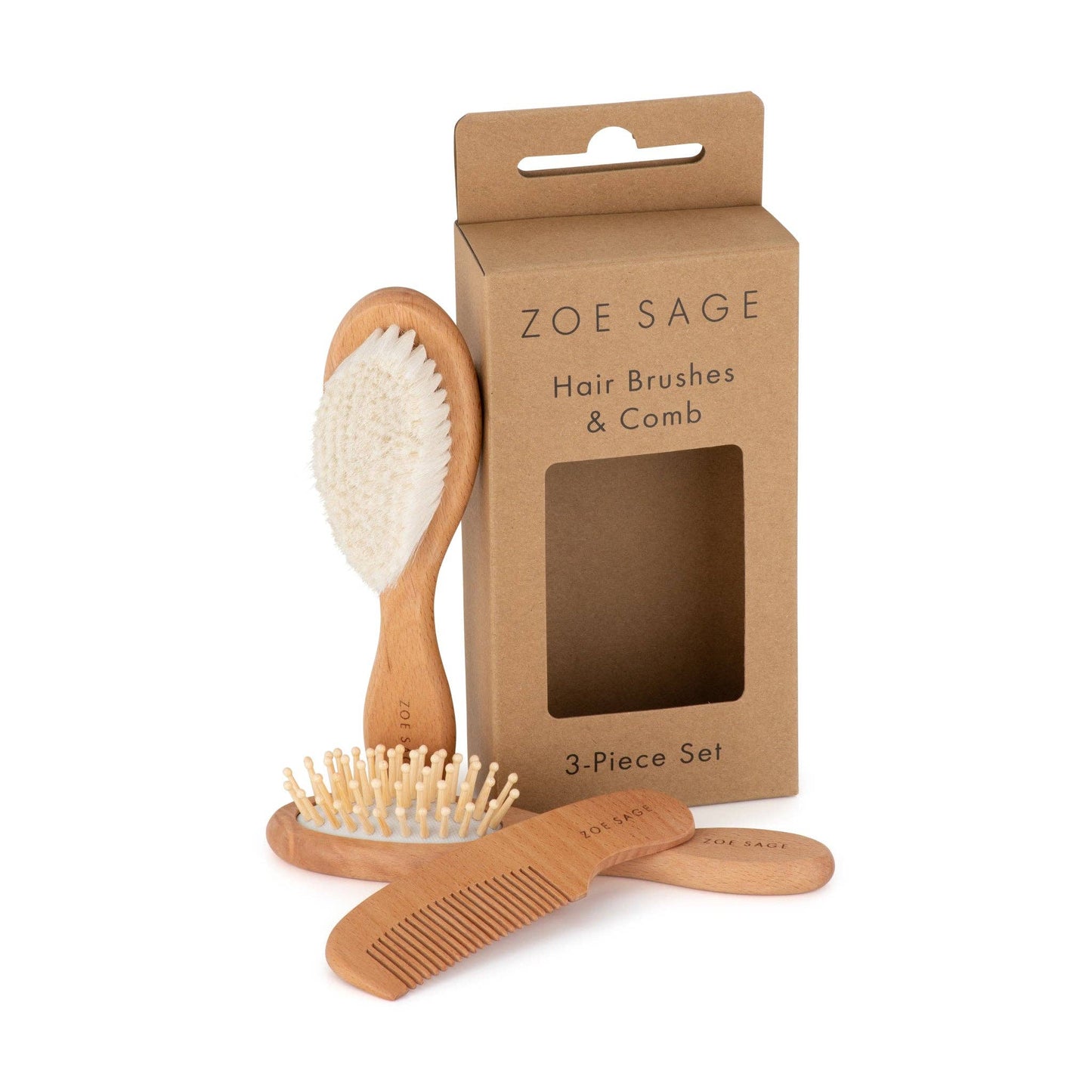 Baby Brush & Comb Set - 3pc