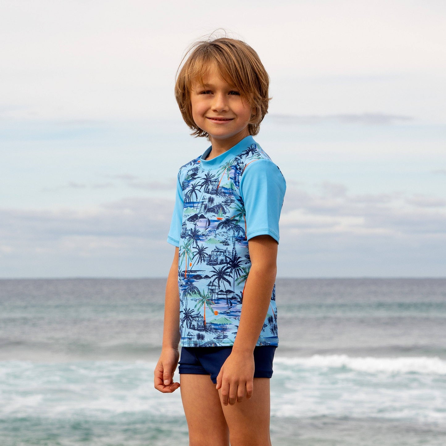 Vintage Surf Short Sleeve Rashvest Set