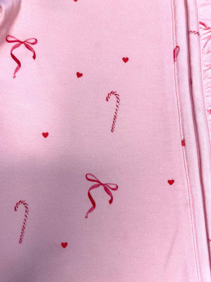 Candy Christmas Bamboo/Organic Cotton Growsuit
