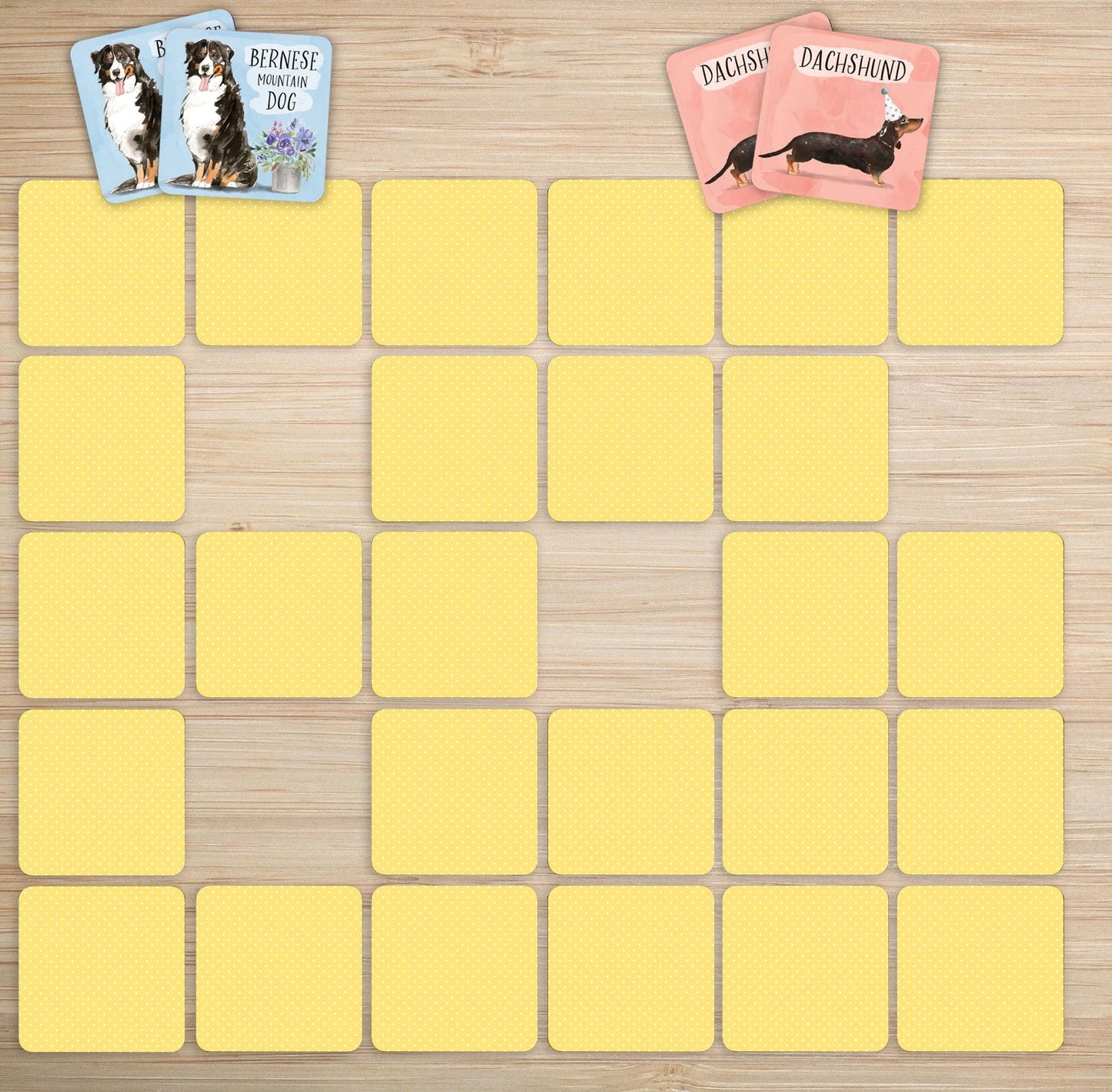Memory Match Game Dogs